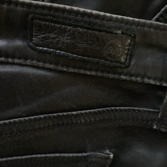 AG Adriano Goldschmied the legging ankle skinny black jeans size 27 - Picture 5 of 8